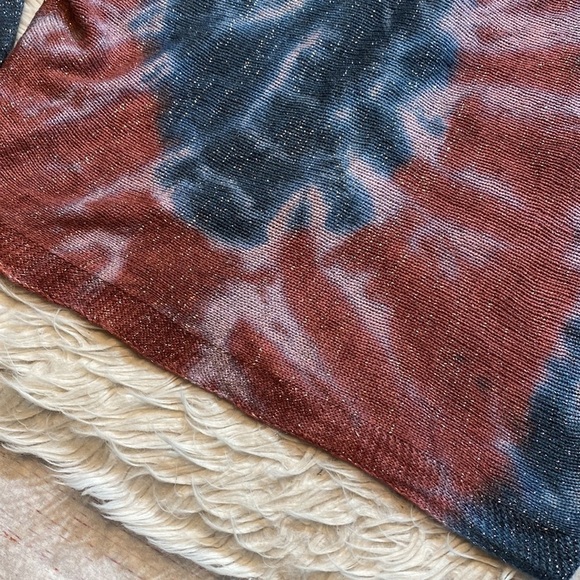NWT Brand Bazar Tie Dye Zip Top sz OS - Picture 6 of 10